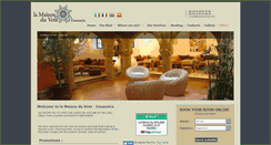 Desktop Screenshot of maisonduvent.com